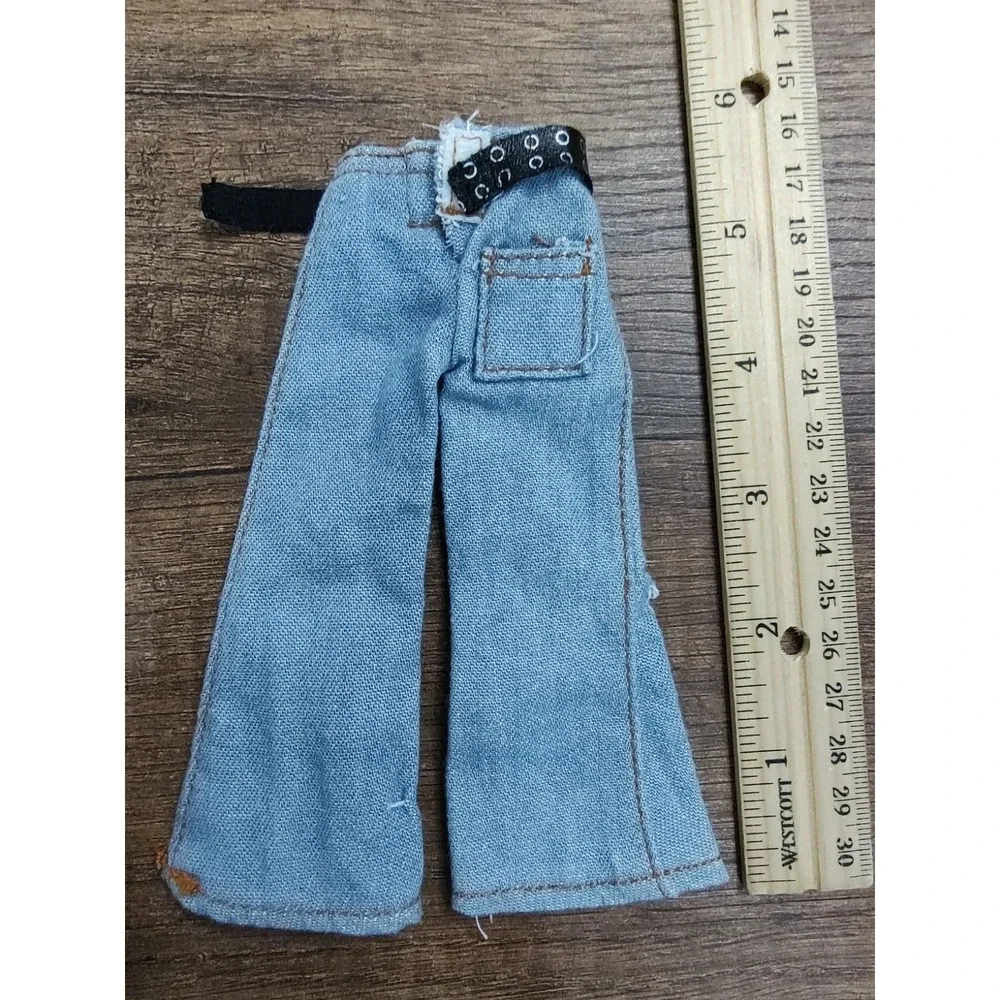 BRATZ DOLL SIZE FADED JEANS BELT Distressed Z21